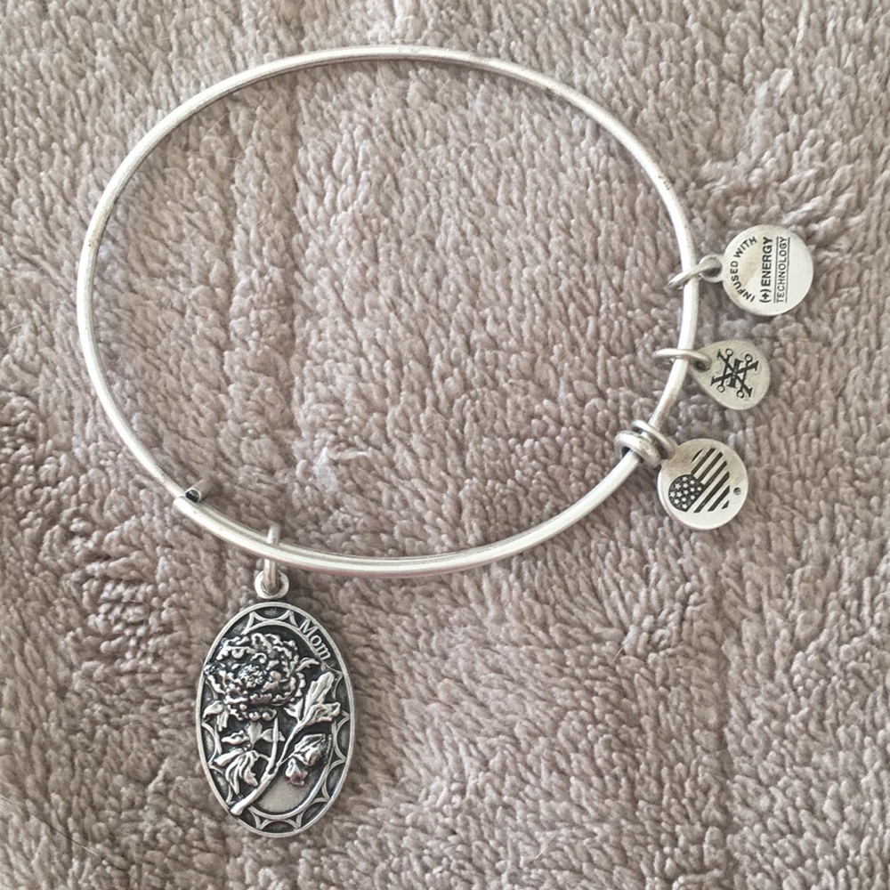 COPY - Alex & Ani Mom bracelet, silver tone, 2016…